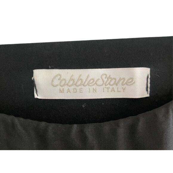 Cobble Stone Italian Silk Blouse Top Women’s Sz Medium Made in Italy Minimalist - Picture 2 of 4